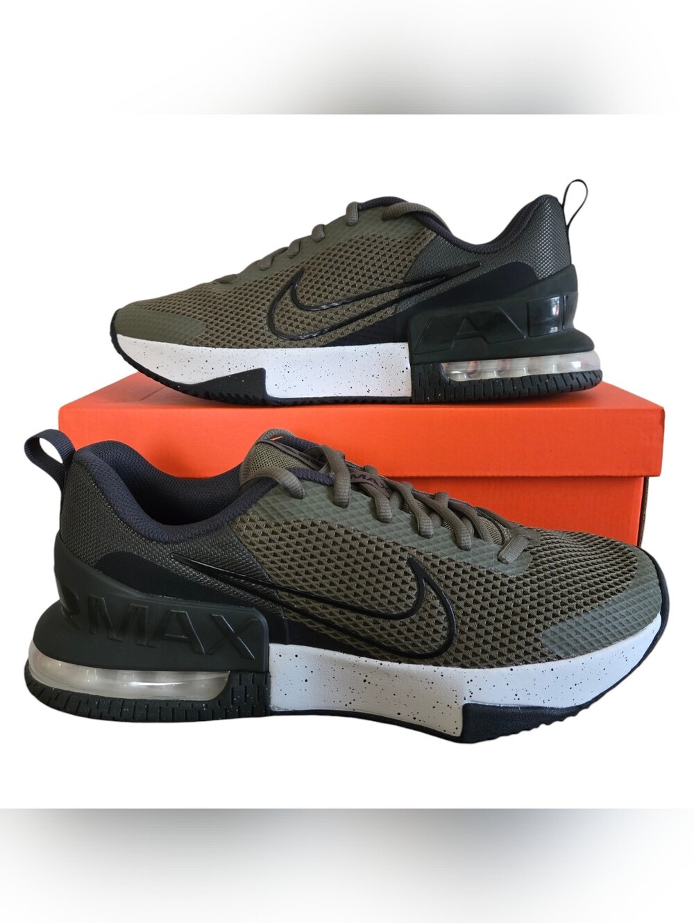 Nike Air Max Alpha Trainer 6 Shoes Mens Size 11.5 Olive Black FQ1833 200